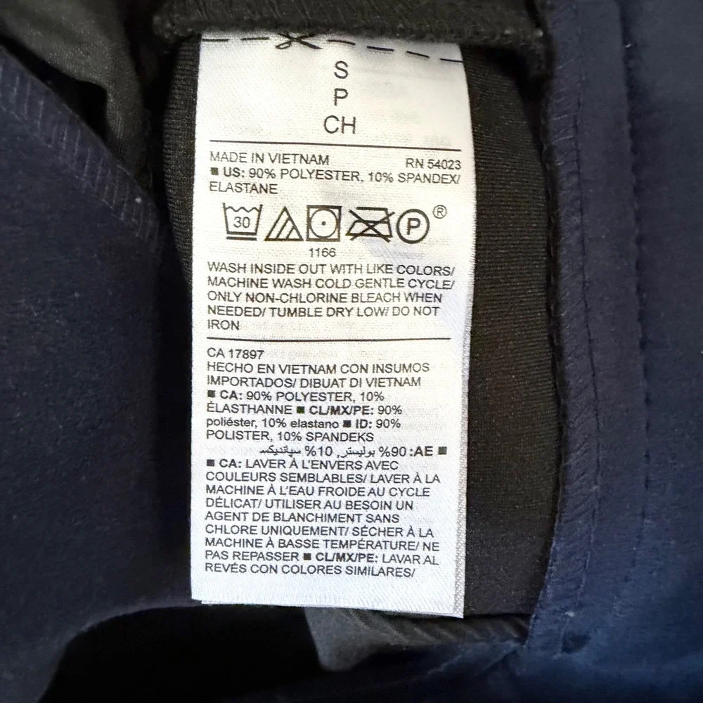 Old Navy Womens Navy Blue Faux Suede Moto Biker Jacket Small Asymmetrical Zip